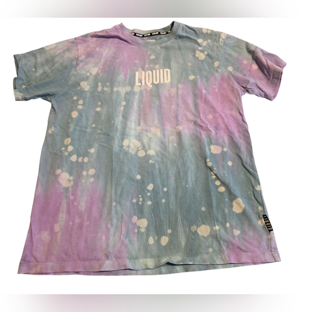 Team Liquid Blue Tie Dye Logo T Shirt Size M